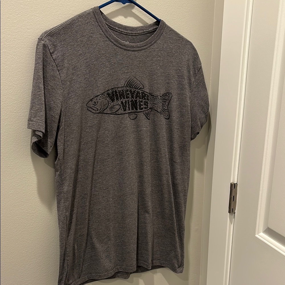 Vineyard Vines Gray fish Short Sleeve Tee